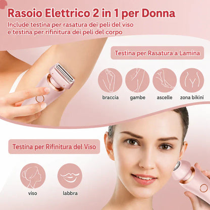 Rasoio Donna Peli Viso & Corpo